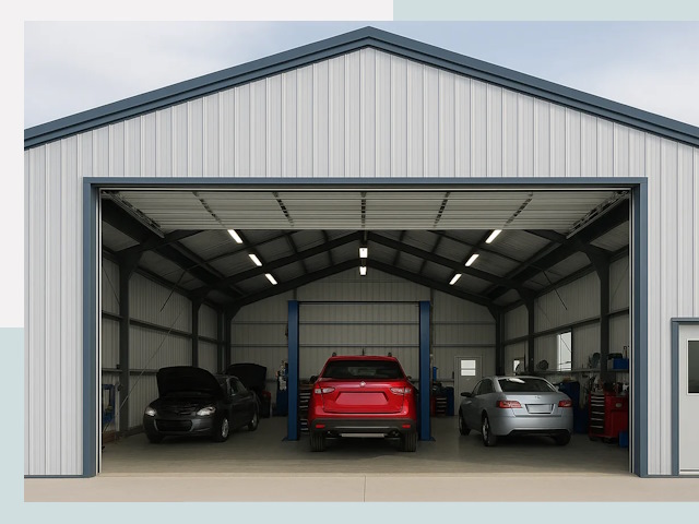 Ангары из сэндвич панелей от 616 руб. в Новокузнецк