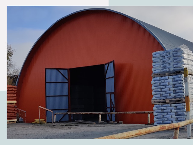 Полукруглые ангары по цене от 616 руб. в Новокузнецк