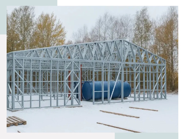 Металлические ангары в Новокузнецке