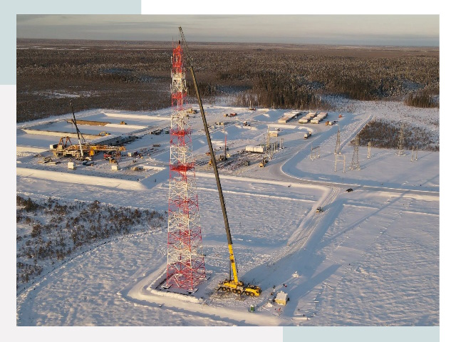 Мачты связи в Новокузнецке