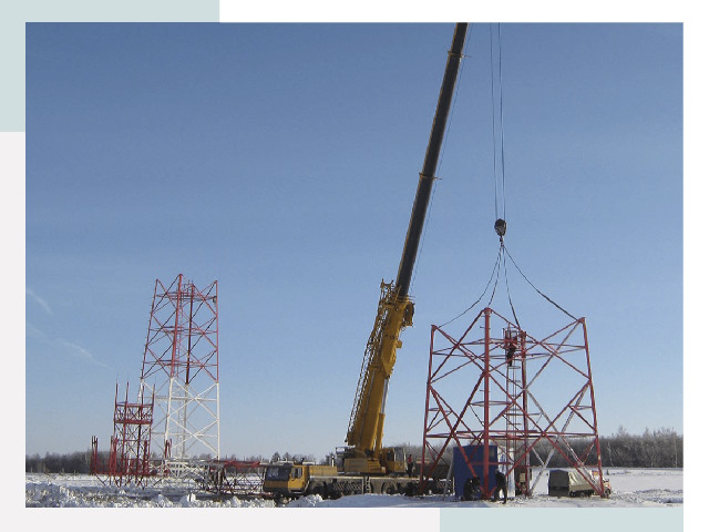 Монтаж вышек связи в Новокузнецке