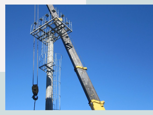 Монтаж осветительных мачт в Новокузнецк от 616 руб.