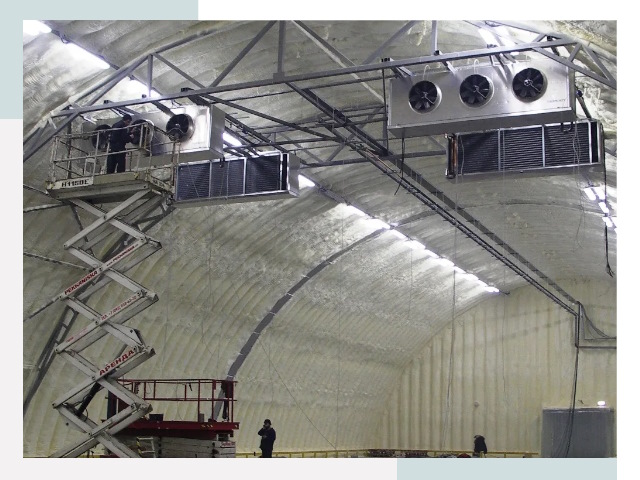 Оснащение ангаров в Новокузнецке