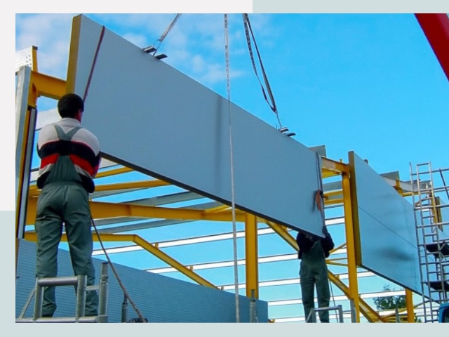 Монтаж сэндвич-панелей в Новокузнецке от 616 руб.